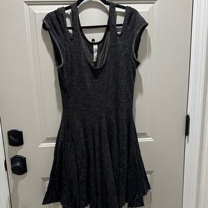 Free People Charcoal Mini Dress